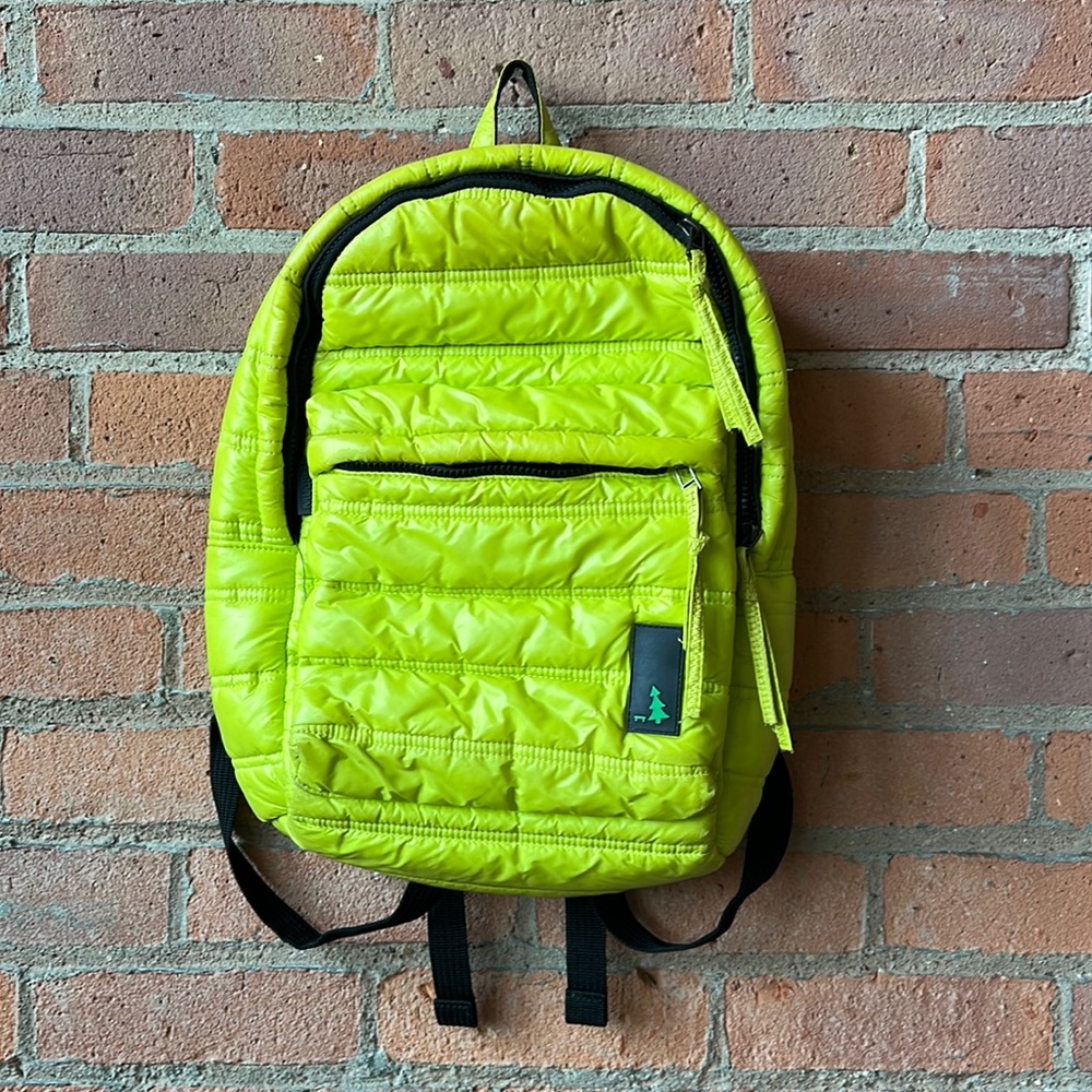Backpack lime green